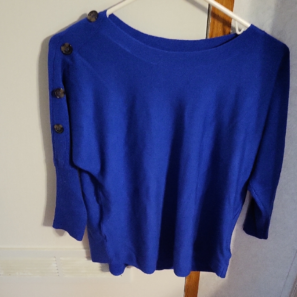 Max Studio Royal Blue Top
